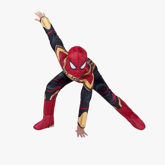 Marvel Spider-Man Integrated Suit Costume - Red, Black, Gold - Picture 2 of 7
